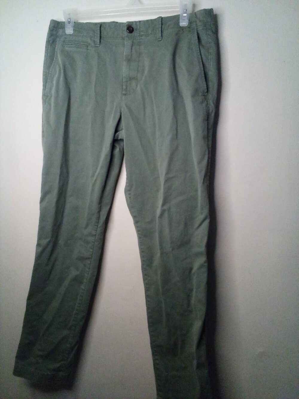 Gap Pants Men 34 x 32 Slim Fit 5 Pocket Green